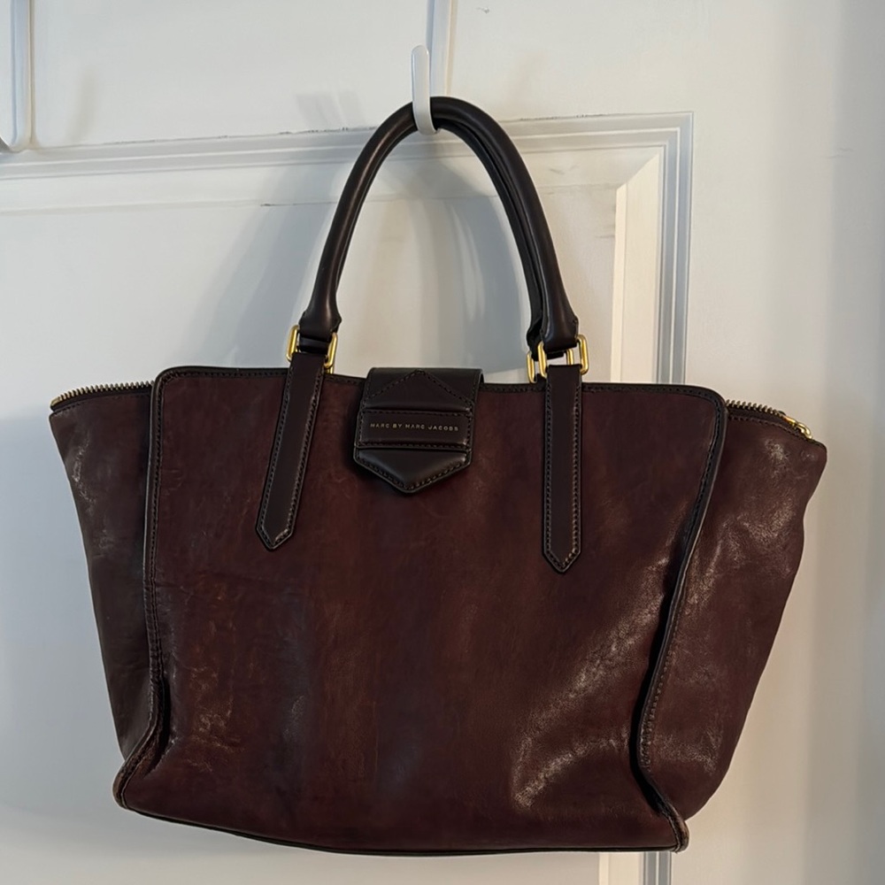 Marc by Marc Jacobs Brown Leather Handbag
